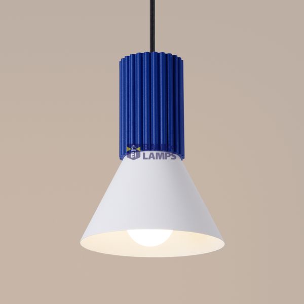 Pendant lamp ESTRIA 1 white/ultramarine image 8