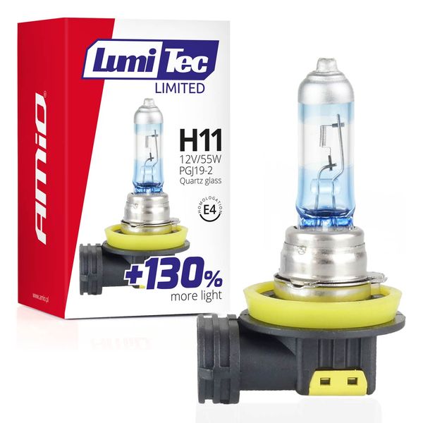 Halogen bulb H11 12V 55W LumiTec LIMITED +130% image 1