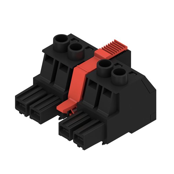 PCB plug-in connector, female plug, 10.16 mm, Number of poles: 4, 180°, Clamping yoke connection, Clamping range, max. : 16 mm², Box image 2
