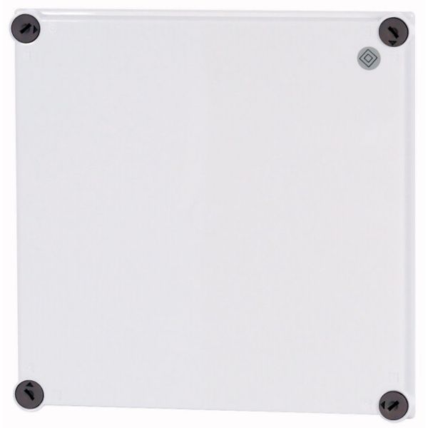 D125-CI44-RAL7035 Covers, RAL7035, HxWxD=375x375x25mm image 1