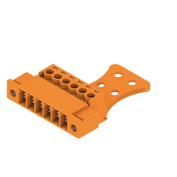 PCB plug-in connector, male plug, 3.81 mm, Number of poles: 6, 180°, Clamping yoke connection, Clamping range, max. : 1.5 mm², Box image 4