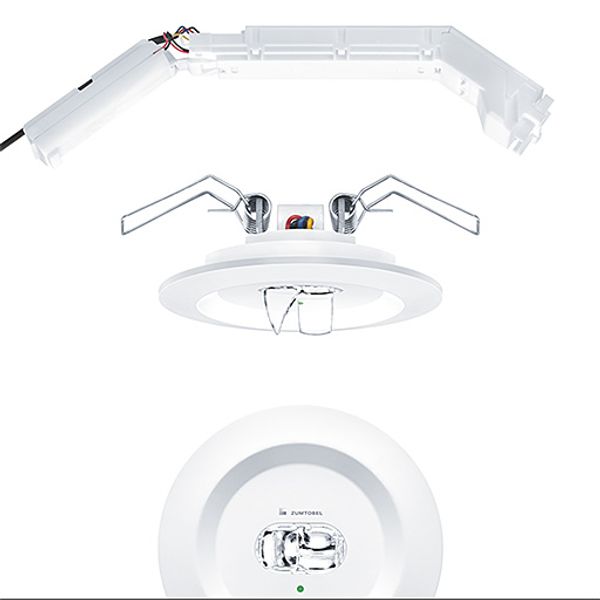 RESCLITE PRO MRCR ESC90 E3D WH - Safety luminaire image 1