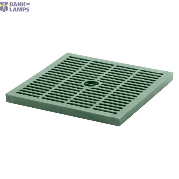 HIGH RESISTANCE GRIDDED COVER - GREEN - FOR SQUARE ACCES CHAMBER 300X300X300 image 1