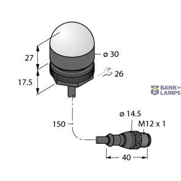 LED Signal Light Beacon   K30LNBXXPQP image 2
