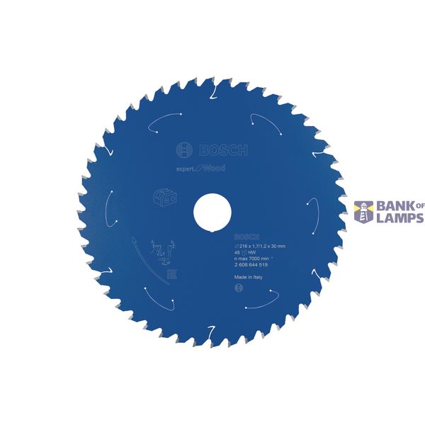 Expert for Wood Circular Saw Blade for Cordless Saws 216x1.7/1.2x30 T48 image 1