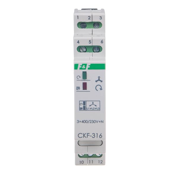 True RMS phase sequence and phase loss sensor, DIN rail mounting image 12