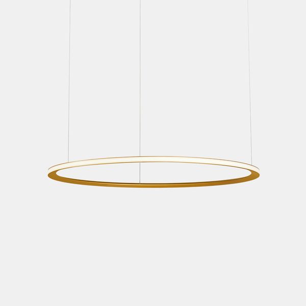Pendant Circular Outward ø1200 Recessed LED 63.5W 3453lm 3000K Gold image 1