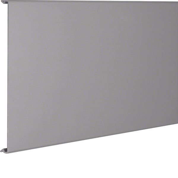 Lid made of PVC for slotted panel trunking BA6 200mm stone grey image 1