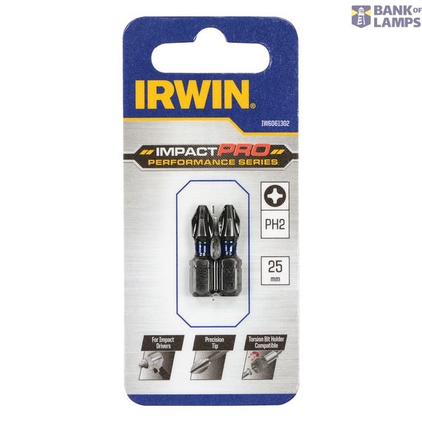IMPACT PRO PERF 25MM PH2 2PK image 2