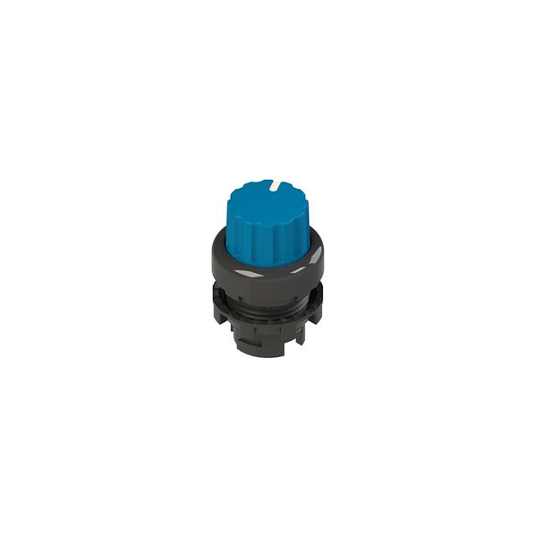 Knob selector, 2 positions blue with marking image 2