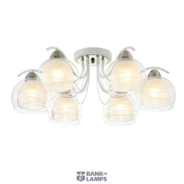 Modern Nikki Ceiling lamp White image 1