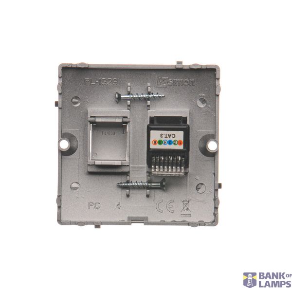 Touch panel 3 modules, Modul 1: 1 touch field, Module 2: 4 touch fields, Module 3: 1 touch field, Fixing: horizontal, Silver mist image 1