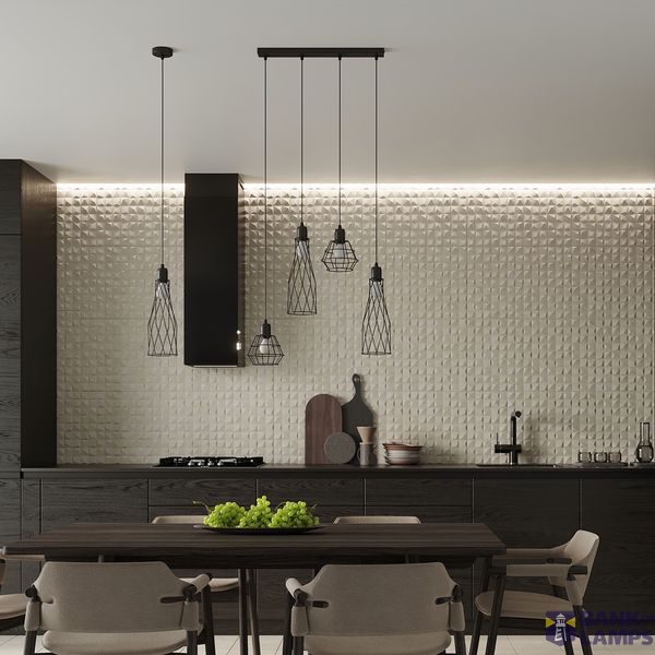 HANGING LAMP SUBA 1 BLACK E27 1X15W IP20 image 8