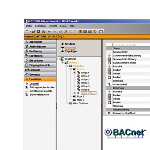 LITENET BACnet 3.000 - Interface software, 3000 data points image 1