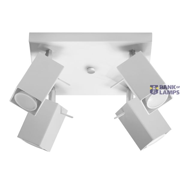 CEILING LAMP MERIDA 4 WHITE GU10 4X40W IP20 image 3