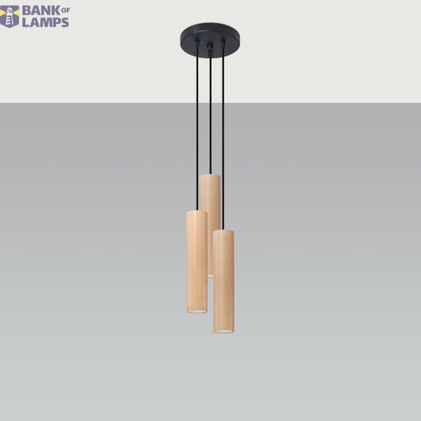 LINO HANGING LAMP 3P GU10 3X40W IP20 image 3