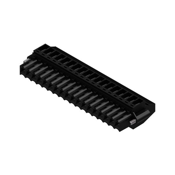 PCB plug-in connector, female plug, 3.50 mm, Number of poles: 18, 90°, Clamping yoke connection, Clamping range, max. : 1.5 mm², Box image 2