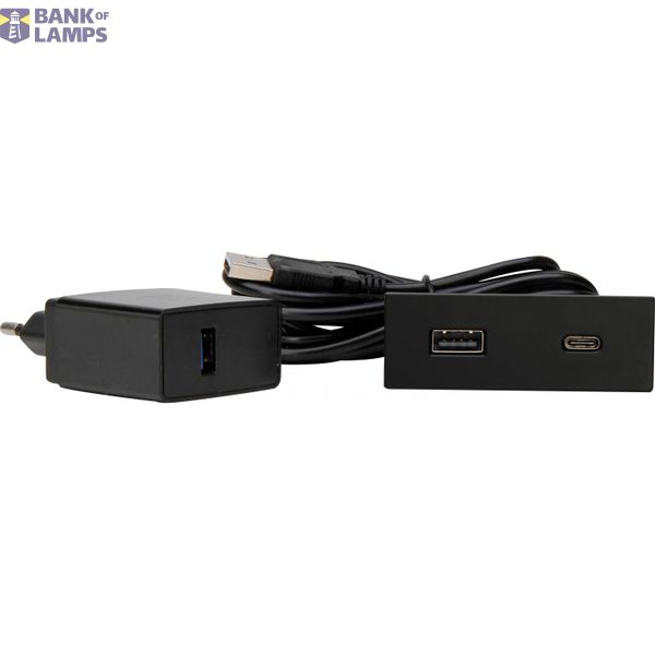 VersaPICK, rechteckig, matt schwarz, USB-C, image 1