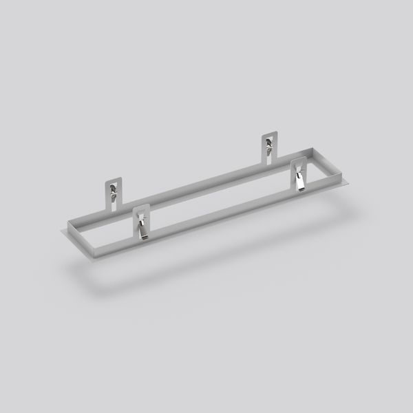 Recessed frame L 626 B 141 H 2 HEL 94 colour: silver image 1