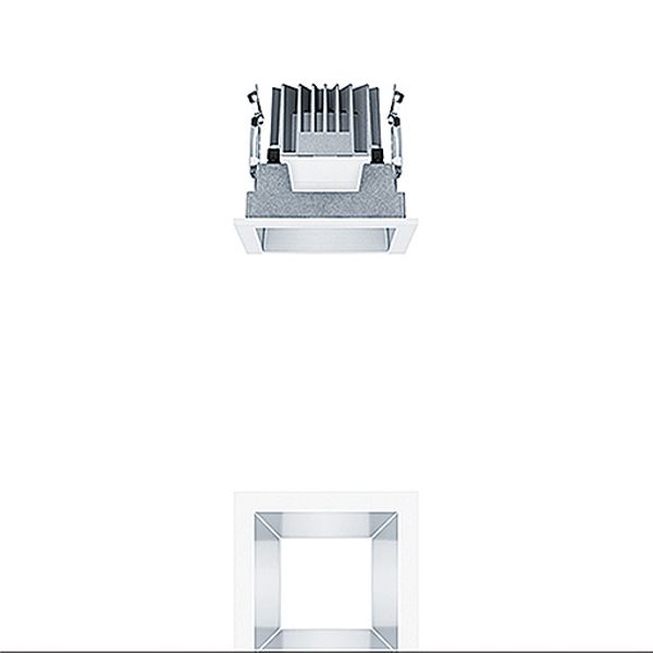 PANOS EVO Q100L 9W 830 SWI SM WH - LED ceiling-recessed luminaire image 1