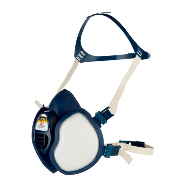 3M™ Maintenance Free Reusable Respirator Half Mask, FFABE1P3 R D Filte image 7