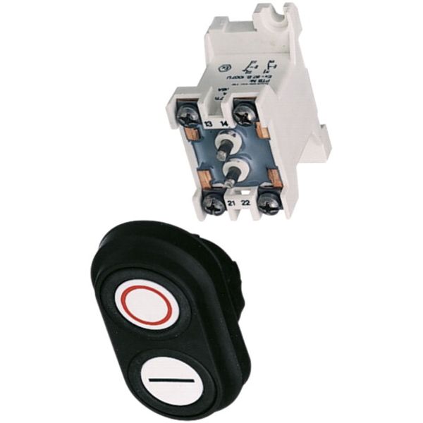 T0-1-8214/I1 Changeoverswitches, T0, 20 A, surface mounting, 1 contact unit(s), Contacts: 2, 45 °, momentary, With 0 (Off) position, with spring-return from both d image 207