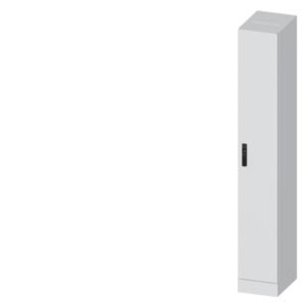 ALPHA 1250, Floor-mounted cabinet, with open side wall, IP55, Protection class 1, H: 1950 mm, image 1