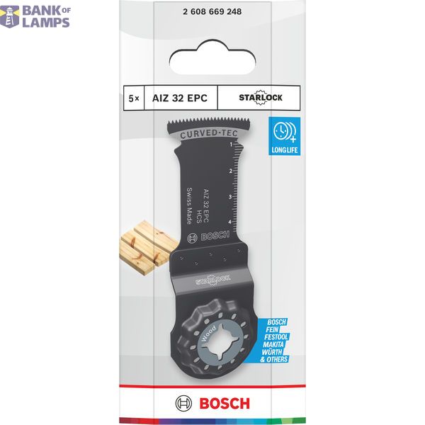 HCS plunge cut saw blade AIZ 32 EPC Wood 5 pcs. image 2