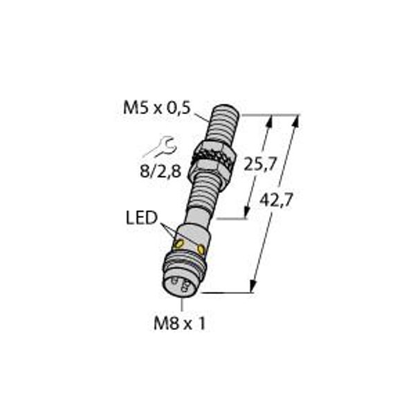Inductive Sensor   BI1U-EG05-AP6X-V1331 image 1
