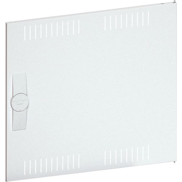 Door, univers, right, slotted, RAL 9010, for enclosure IP3X 500x550mm image 1