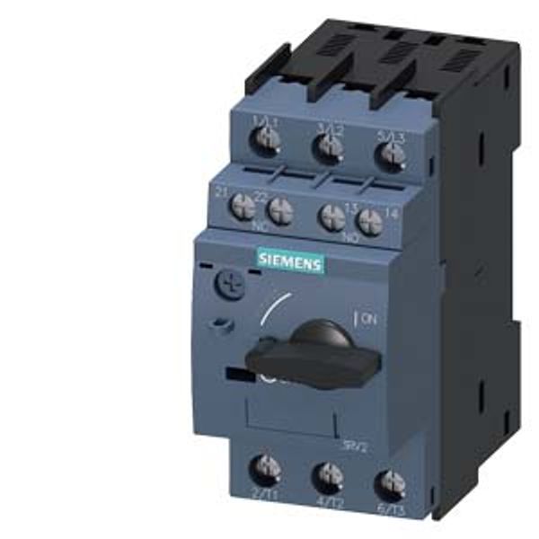 Circuit breaker size S00 for transformer protection A-release 0.22...0.32 A N-release 6.5 A screw terminal image 1