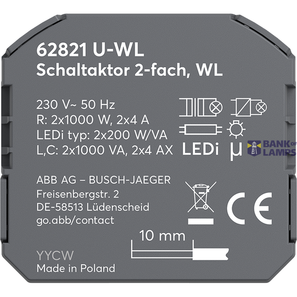 Switch Actuator 2gang, FM, WL image 4