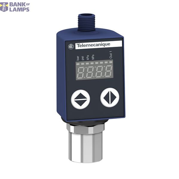 PRESSURE TRANSMITTER 0…1,6 BAR 4-20MA G1/4A MALE FPM SEAL M12 CON OUTP image 5