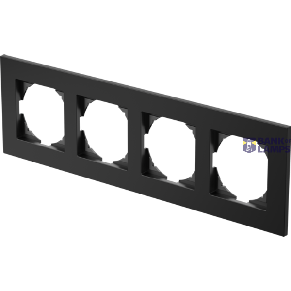 COVER PLATE FLAT 4 BK 4326779 image 2
