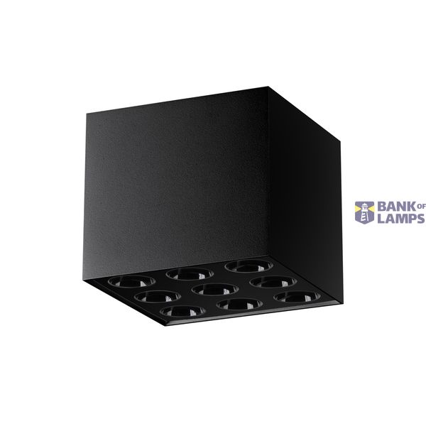 OZZY CEILING LAMP BLACK 4000K LED 9X16W IP20 image 2