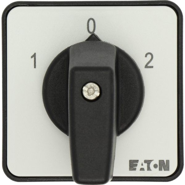 T0-3-8401/E Reversing switches, T0, 20 A, flush mounting, 3 contact unit(s), Contacts: 5, 60 °, maintained, With 0 (Off) position, 1-0-2, Design number 8401 image 3