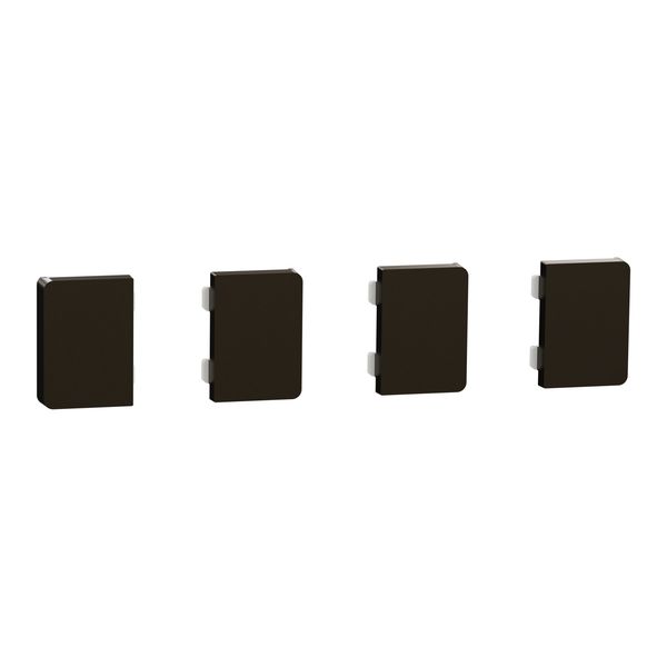 Push button, KNX, Merten System Design, 4gang, rockers, mocca metallic image 1