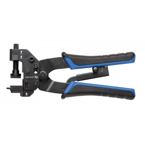 HOEGERT Crimping pliers for connectors  BNC, F, IEC i RCA image 1