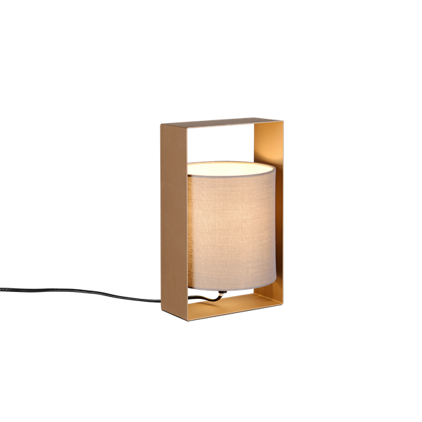 Pail table lamp E27 coffee brown image 1