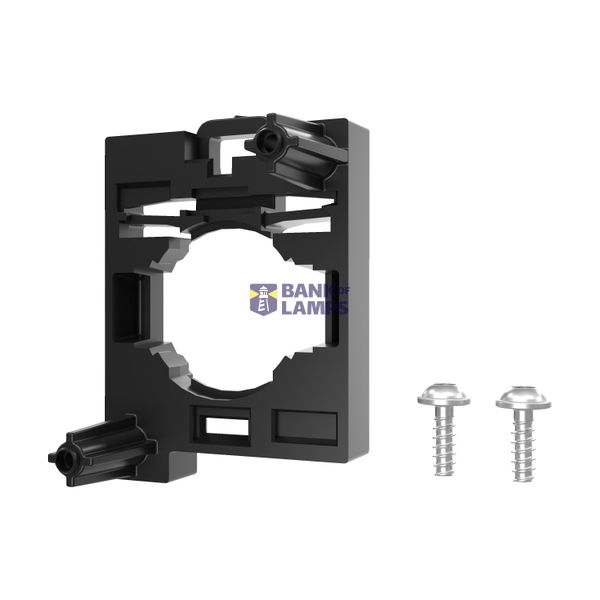 Adapter for PCB contact elements (M22-KP…), 3 mounting locations image 1