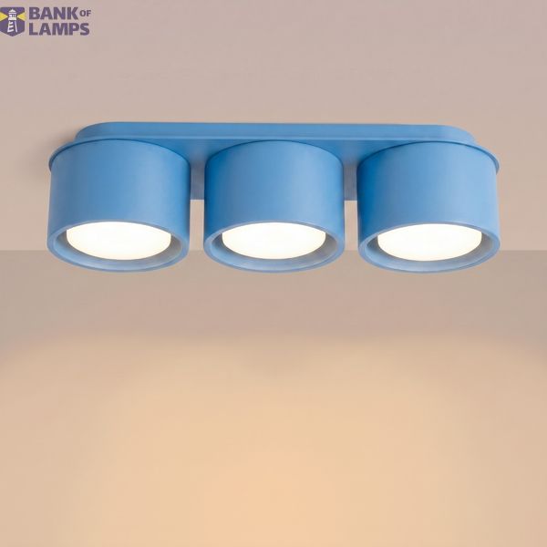 Ceiling lamp MODO 3 azure Gx53 image 7