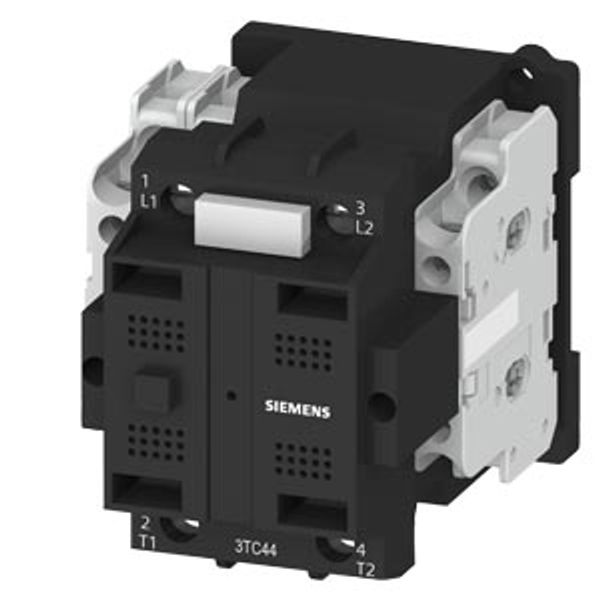 Contactor, Size 2, 2-pole, DC-3 and 5, 32 A Auxiliary contacts 11 (1NO + 1NC) image 1
