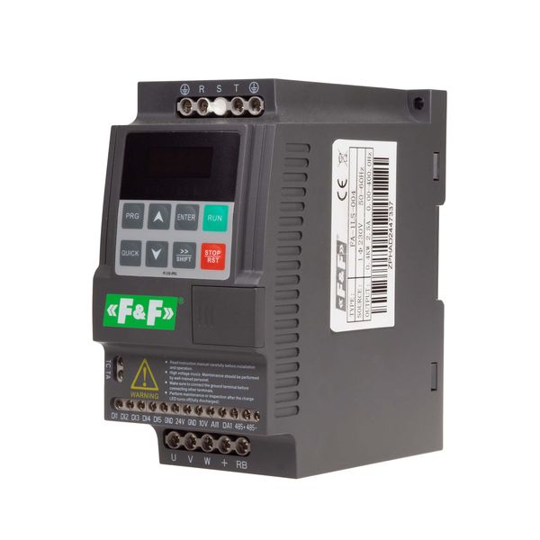 Single-phase inverter Uin=230V AC, Iin=14.0A, Uout=3x230V AC, Iout=7A, Pmax=1.5kW; FA-1LS-015 image 1