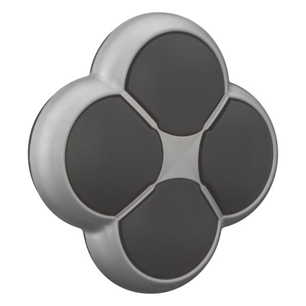 M22-D4-S Position pushbutton, RMQ-Titan, Actuators non-flush, momentary, 4-fold, opposing pushbuttons not mechanically interlocked, Bezel: titanium image 6