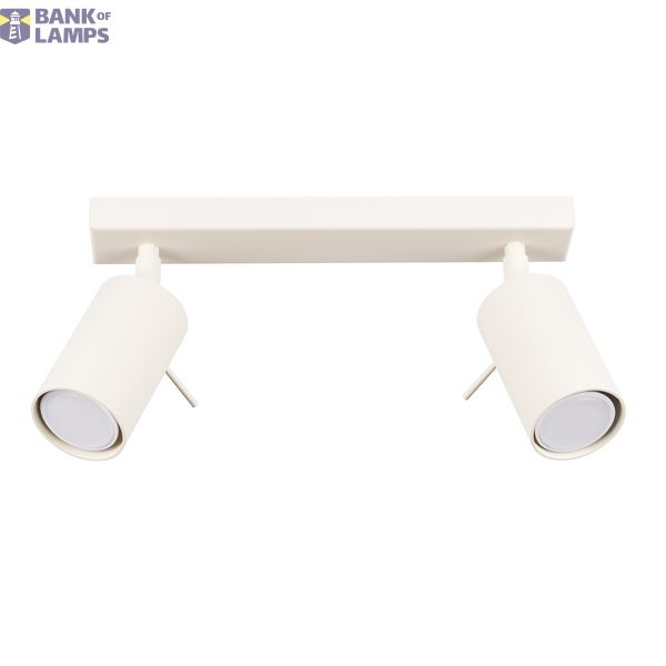 CEILING LAMP RING 2 BEIGE 2XGU10 image 2