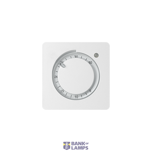 Cover for thermostat, white image 1