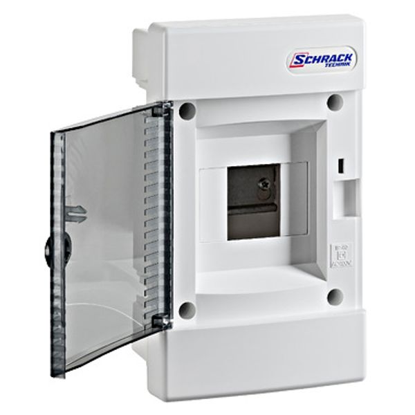 Flush-mounted enclosure 1-row, 4MW, for partition wall image 1