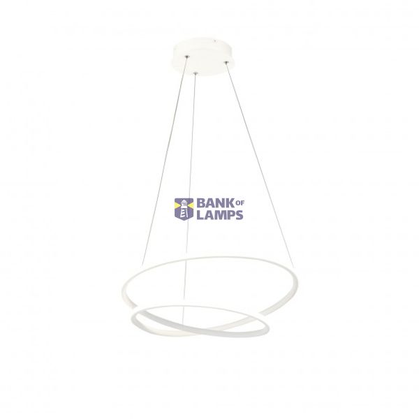 Modern Nola Pendant Lamp White image 4