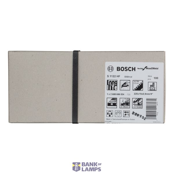 Reciprocating saw blade S 1122 HF Flexible for Wood and Metal 100 pcs. image 2