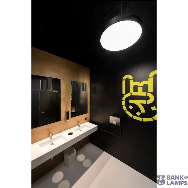 MEDO® PRO 60, wall- and ceiling-mounted light, round, 3000/4000K, 39W, DALI, Touch, 80°, UGR image 1